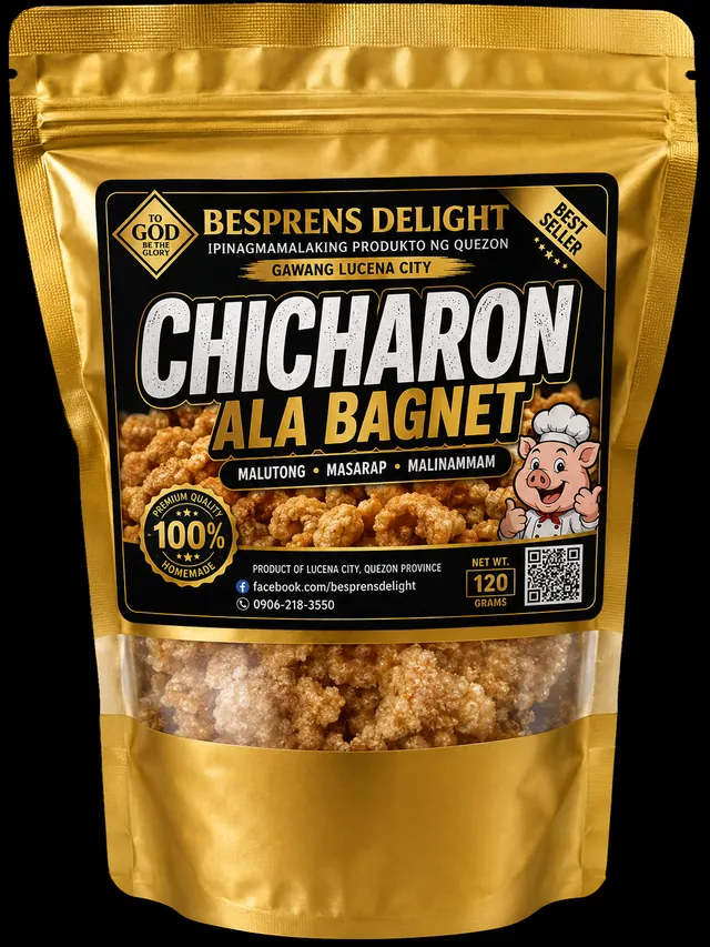 Chicharon Ala Bagnet pouch